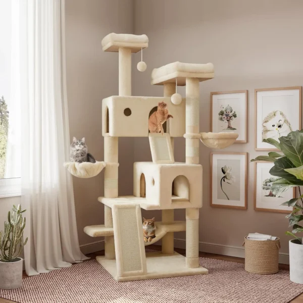 65in Cat Tree Tower Condo