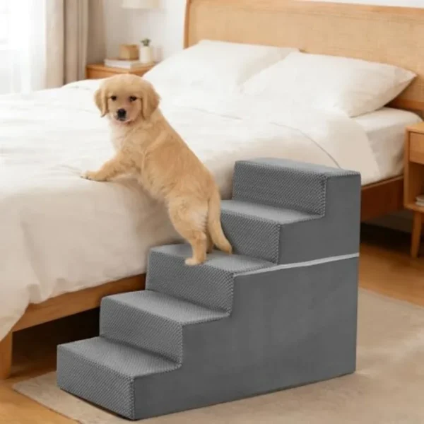 5 Step Non Slip Pet Stairs